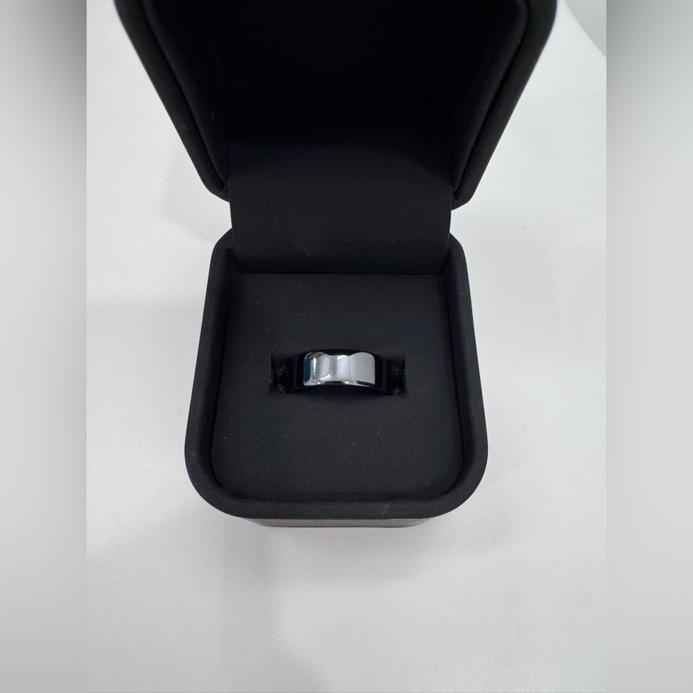 Lashbrook Designs, Men’s Zirconium Ring - Black